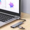 Многопортовый USB C хаб 6 в 1 с кардридером, совместимый с ноутбуками MacBook Pro Air Huawei