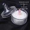 White Crystal Purification Bowl: Demagnetization Stone, Amulet Salt Container, Gem Glass.