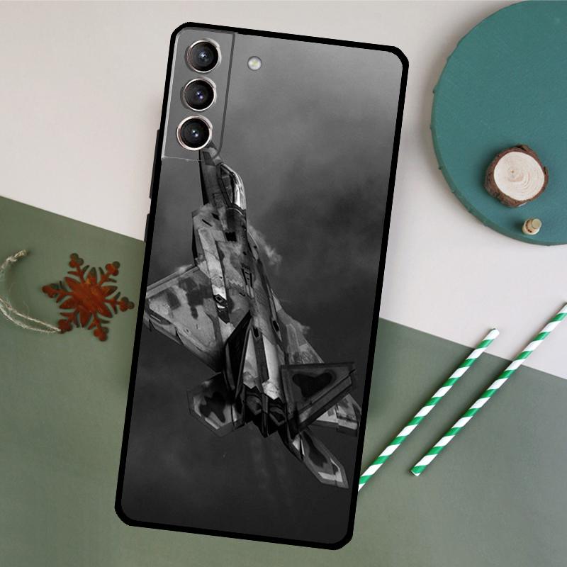 Fighter Planes Case For Samsung Galaxy S23 S22 S21 Ultra S20 FE S10 S9 Note 10 Plus Note 20 Ultra Cover