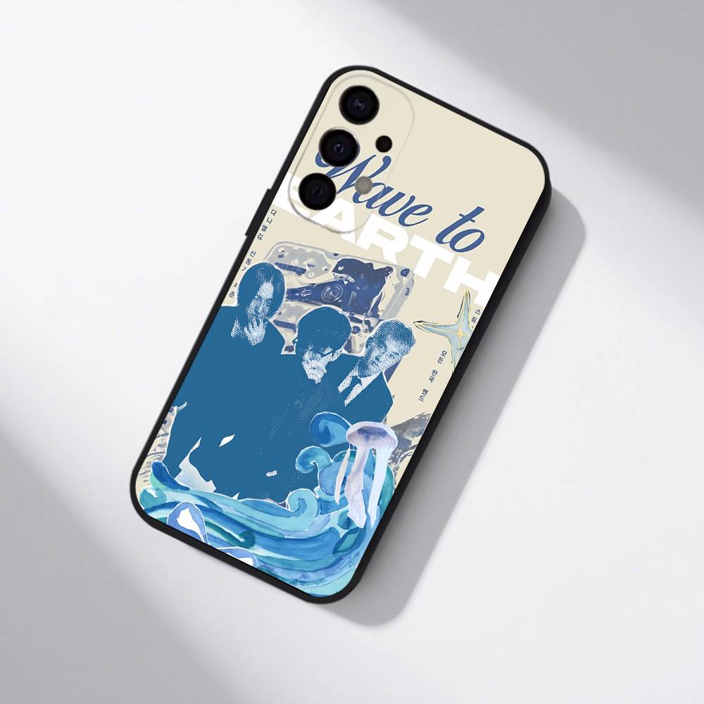 Чехол для телефона W-Wave To Earth Summer Flows для Samsung S25, S24, S21, S22, S23, S30, Ultra, S20, Plus, Fe, Lite, 5G Черный