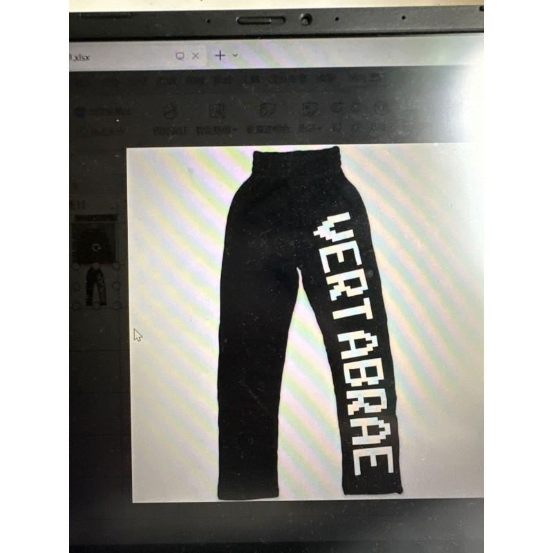 Unisex Streetwear Hooded Sweatshirt Jogger Set Casual Loose Fit Outfit