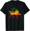Lion Of Judah T-Shirt Rastafari Rasta Reggae Jamaica Gift T-Shirt