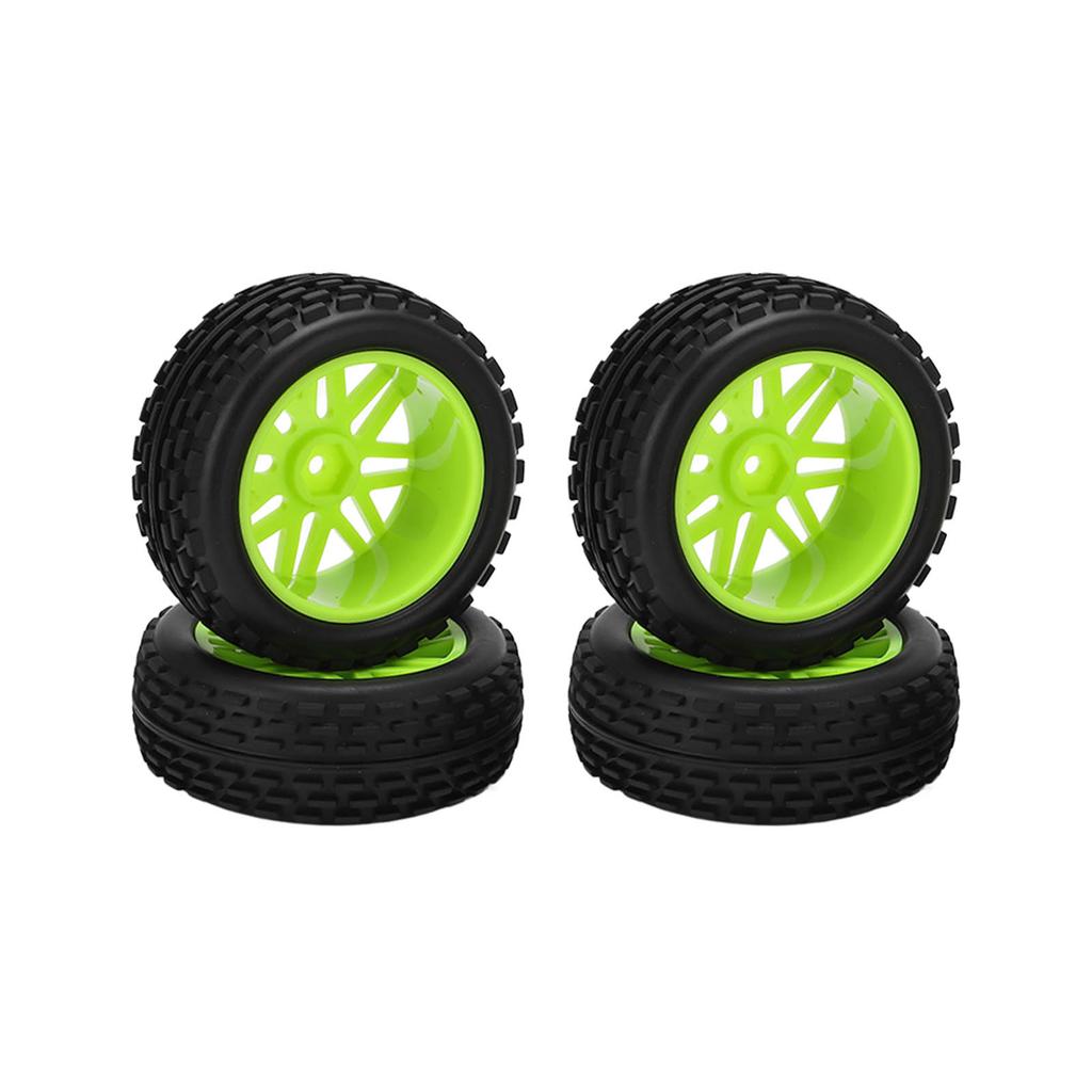 86mm Rubber Tires with V Hole for 144001 124018 124019 12428 1Celsius10 RC Car Parts
