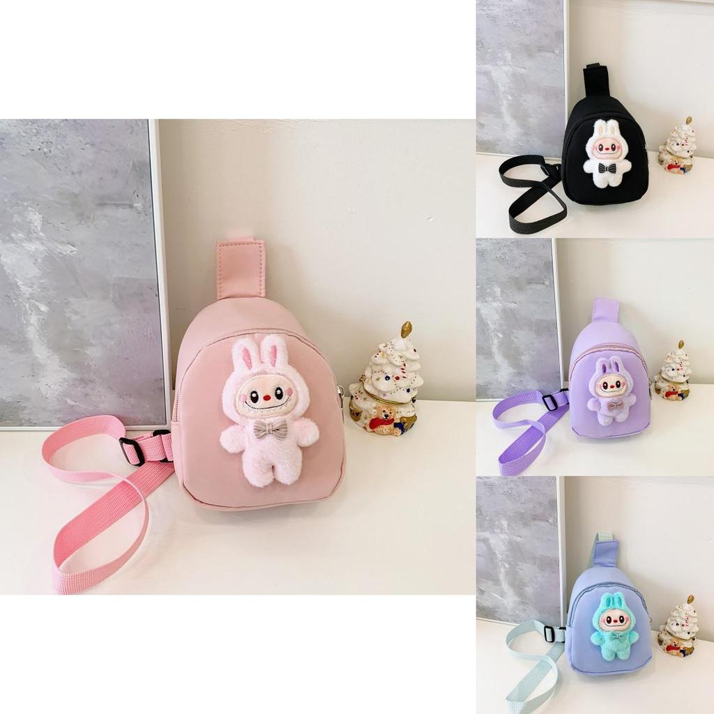 Cute Bunny Crossbody Bag For Kids With Nylon Material And Breathable Design Special Characters Included