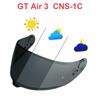Фотохромный HD визор для GT Air 3, Neotec 3 – Ветро- и пыленепроницаемый визор для шлема