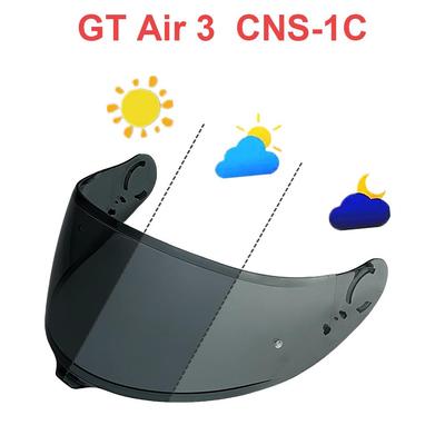Фотохромный HD визор для GT Air 3, Neotec 3 – Ветро- и пыленепроницаемый визор для шлема