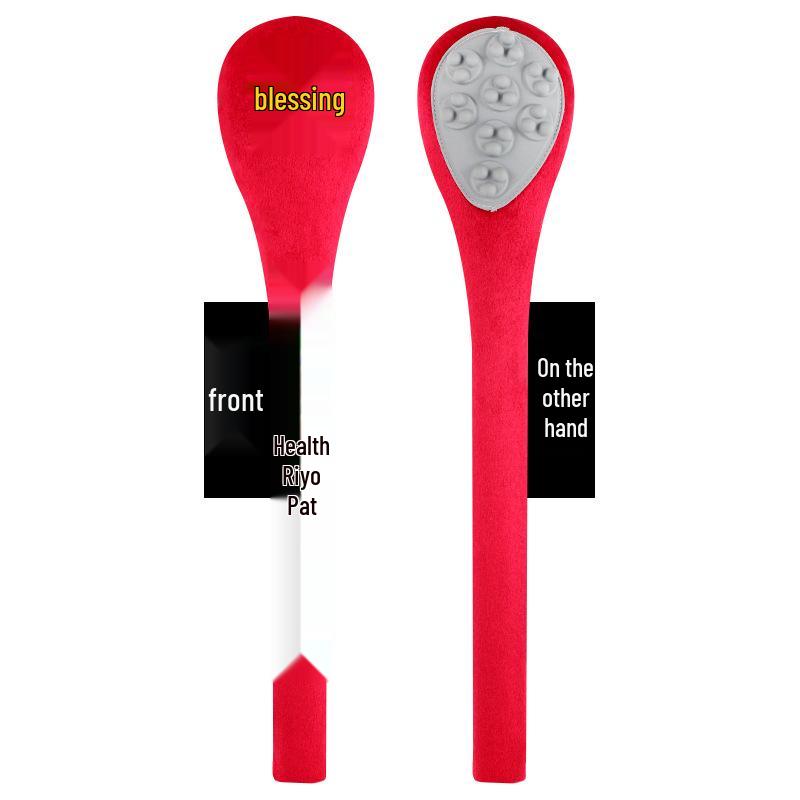 Деревянная многофункциональная меридианная массажная палка для постукивания по спине и телу