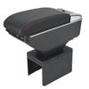 Universal Car Center Console Armrest Box Container Adjustable with USB Interface