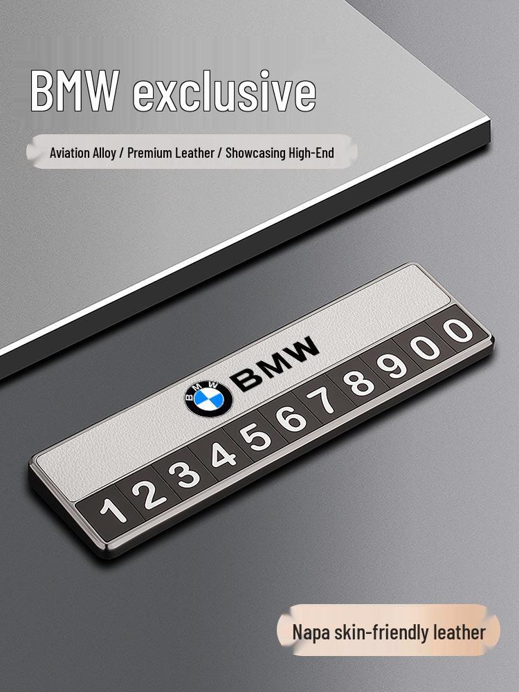Временная парковочная номерная табличка для телефона BMW для перемещения автомобиля