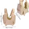 Soft Pet Carrier Backpack Cats Dogs Front Chest Harness Style Portable Travel Bag Blue Beige