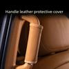 For Voyah Dreamer Sliding Door Handle Cover Rear Armrest Anti-Scratch Sticker Original Color Leather Modified Accessories