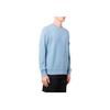 STONE ISLAND FW22 Толстовка мужская повседневная с длинным рукавом, однотонная, с логотипом, светло-голубая 771563020-V0046