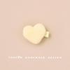 Fluffy Heart Hair Clip for Toddlers and Girls - Gentle No-Damage Fabric Clip for Winter Wear