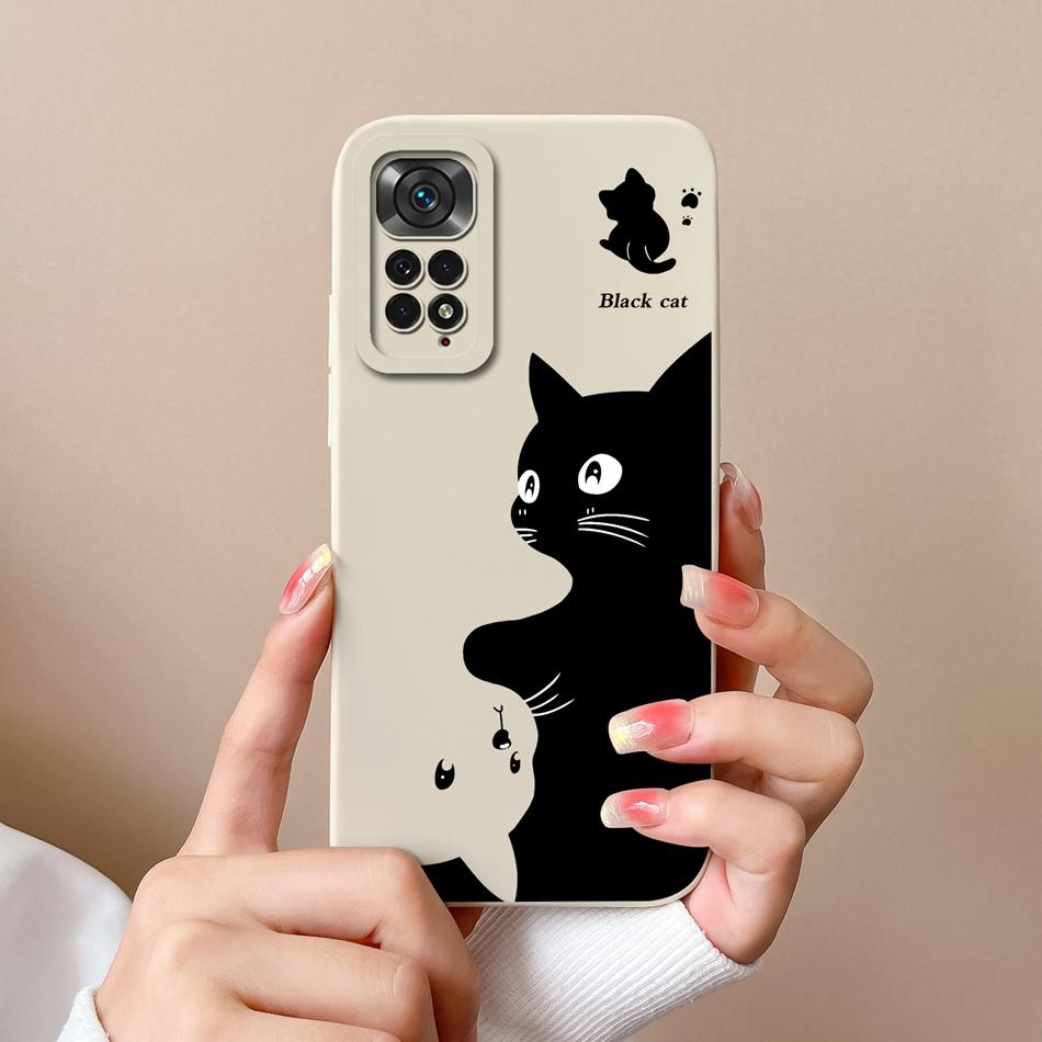 For Xiaomi Redmi Note 11 Pro Plus Phone Case Vibrant Fun Bumper Upgrade Lens Protection Soft Liquid Silicone Housing Couqe Capa