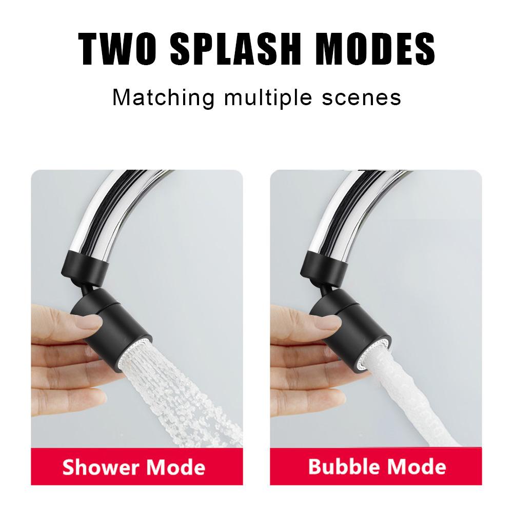 Спринклер для крана Вращающийся на 360° поворотный кран Аэратор Водосберегающая насадка-распылитель Распылитель для кухонной мойки Универсальная защита от брызг