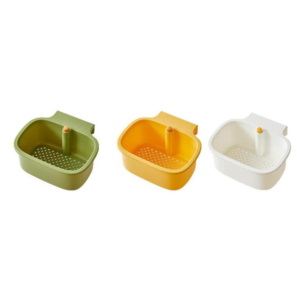 Kitchen Sink Filter Basket Sink Washing Basin Anti Leak Filter Basin One Click Press Type Grid Drain Storage Rack Strainer