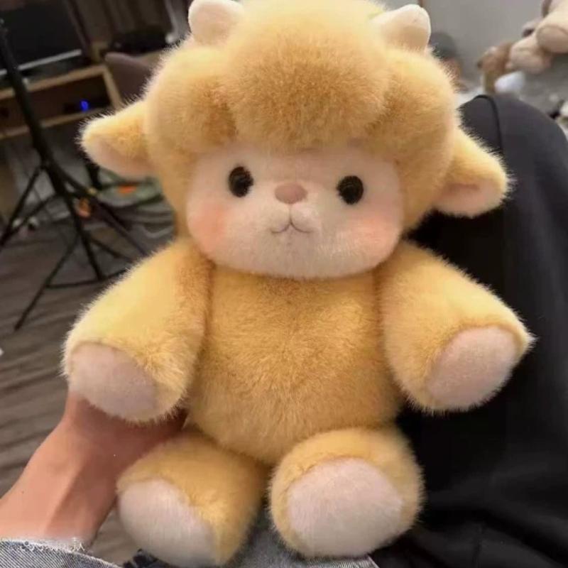 Бегущая Панда Маленький Ягненок Кукла Милая Плюшевая Игрушка Успокаивающая Подушка для Сна Подарки Хорошим Друзьям Праздничный Сюрприз