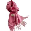 Warm Imitation Wool Scarf Two-sided Winter Long Shawl Classic Cashmere Shawl  Autumn Winter