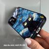 Чехол для Xiaomi 12T Pro 12 12X Mi Lite Redmi Note 12S 4G Аниме Черная Кошка Звездное Облако Печать Чехол для Телефона Акриловая Жесткая Задняя Крышка С Гибким TPU Краем