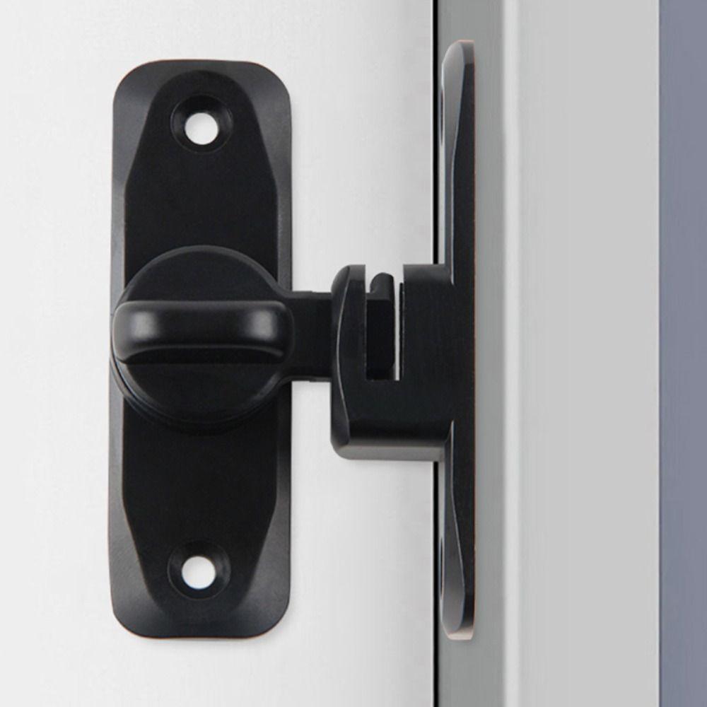 Flat Door Catch Anti-theft Door Bolt No Punching Door Lock Buckle Home