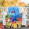 B-Baby Shark printed throw blanket—soft,warm;versatile blanket for all seasons—perfect as &air-conditioning throw,nap blanket