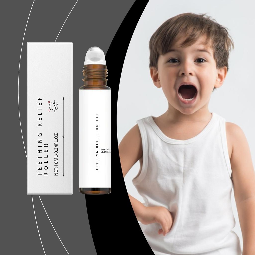 Teething Roller Pain Relief Roller Serum Soothes Teething Discomfort Relieves Pain Gentle And Refreshing,10ML