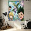 Настенный гобелен Hunter X Hunter Эстетичный настенный подвесной тканевый плед Декоративные гобелены для спальни гостиной Домашний декор