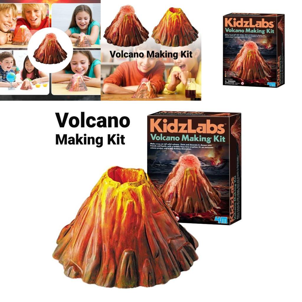 Детский набор для эксперимента «Извержение вулкана» Веселая и познавательная игрушка «Сделай сам» для учеников начальной школы
