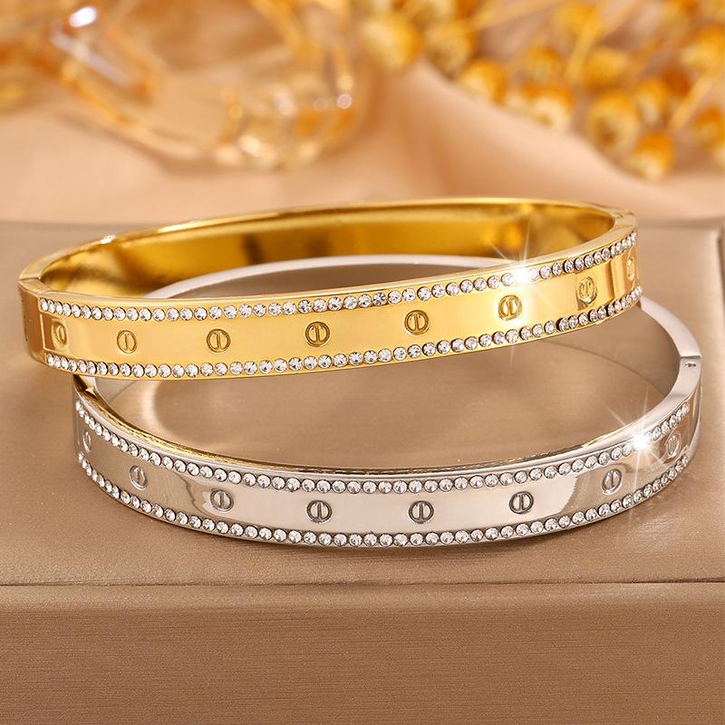 Buckle Opening Wide Version Titanium Steel Luxury Fashionable Bracelet