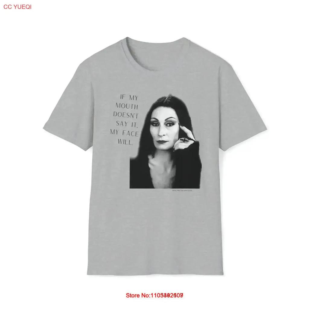 Morticia If My Mouth Doesnt Say It Softstyle T Shirt Vintage Washed Breathable Casual Stylish Streetwear Comfortable Vintage