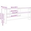 Corner TV Stand Black 102 x 40.5 x 45 cm Particleboard