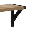 Wall Shelves 2 pcs Artisan Oak 80 x 15 x 15.5 cm Wood Based Material