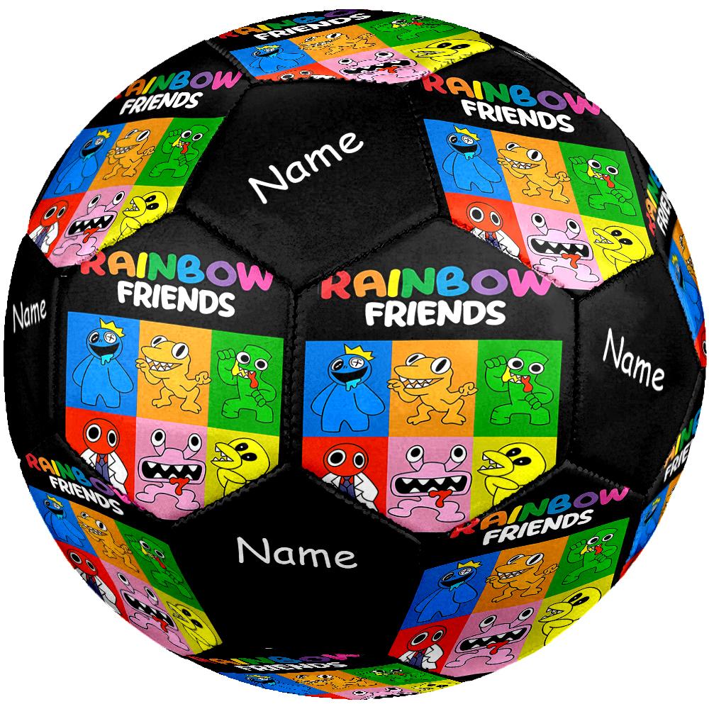 Custom Name Rainbow Friends Theme Size 5 Soccer Ball, Suitable for Both Indoor and Outdoor Matches, a Gift Suitable for Everyone.