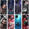 Чехол аниме Demon Slayer Tanjiro для Samsung Galaxy A12 A02S A22 A32 A52 A72 A71 A51 A41 A31 A21 A11 A50 A70 A10 A20S, черный чехол