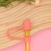 10pcs 10mm Dustproof Plug Silicone Straw Sleeve Simple Straw Cover  Drinking Straws