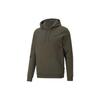 Puma Logo Pattern Casual Hooded Long Sleeve Sweatshirt Men Sweatshirt Olive-Green 849793-70