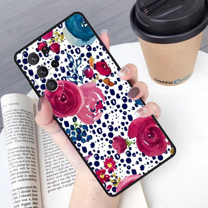 Чехол для телефона с акварельными цветами Чехол Для Samsung Galaxy S24 S25 Ultra S21 S22 Ultra S10E Note 10 Plus Note 20 FE S23