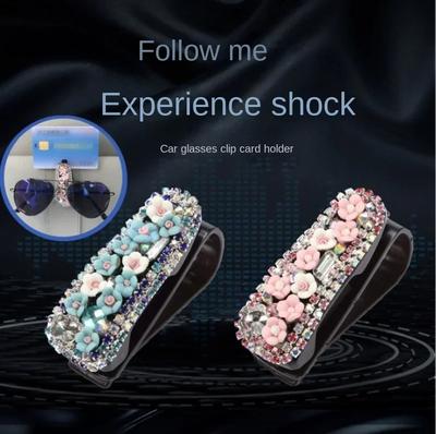 Солнцезащитный козырек Diamond, крепление для оправы очков в автомобиле, многоцелевые солнцезащитные очки, крепление для очков в автомобиле, принадлежности для салона автомобиля