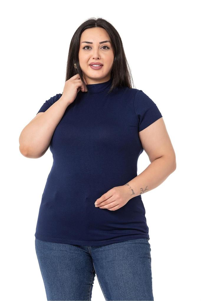 Женский стиль, боди большого размера, боди больших размеров, полуводолазка с коротким рукавом, вискозное боди изумрудного цвета