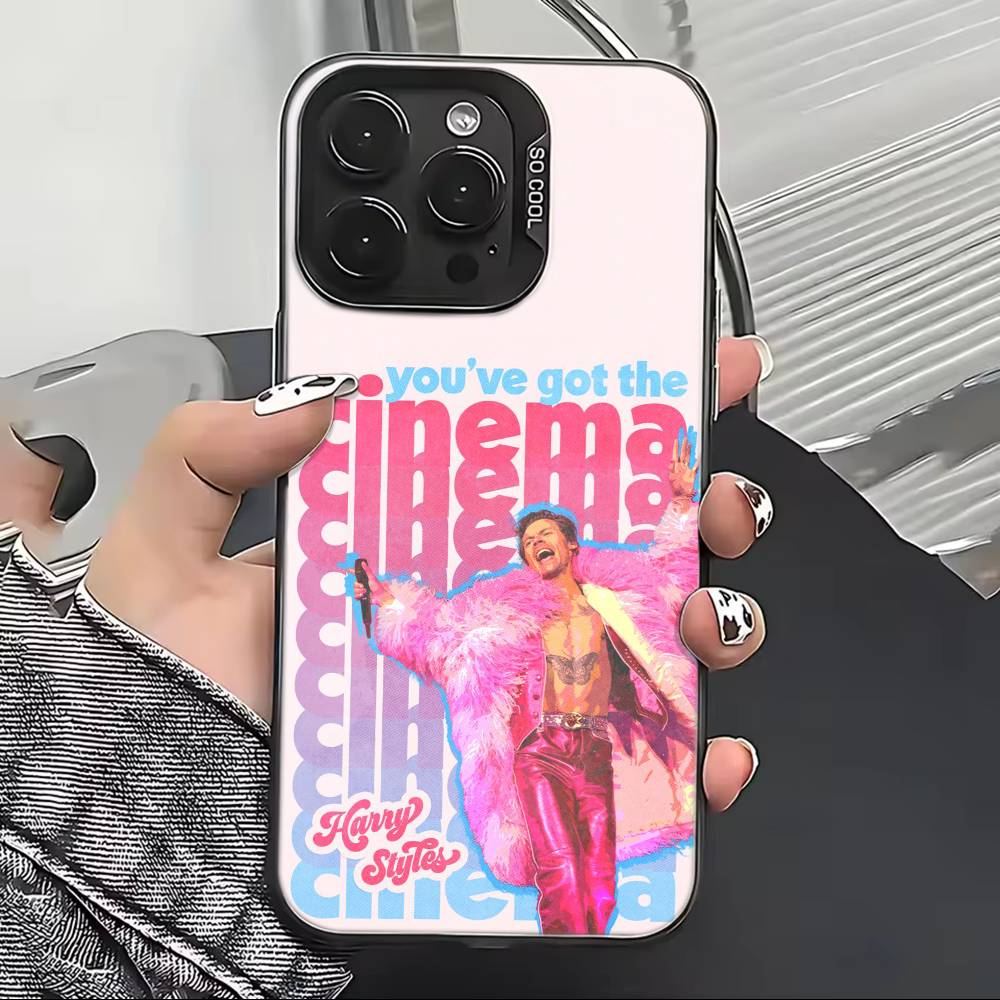 Чехол для телефона H-HaRRy Music S-Styles для iPhone 17,16,15,14,13,12,11 Plus,Pro Max,XS,Цветной Серебристый Черный Чехол