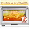 Air Fryer Paper Liners Disposable Compatible with BLACK+DECKER 4-Slice Crisp 'N Bake Air Fry Toaster Oven, 100PCS