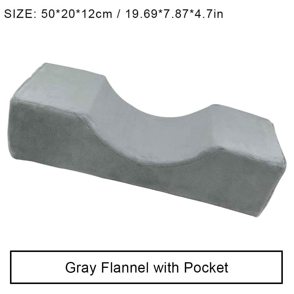 Подушка для наращивания ресниц, мягкая прививка ресниц, макияж, салон, пена с эффектом памяти, поддержка шеи, профессиональная с карманом