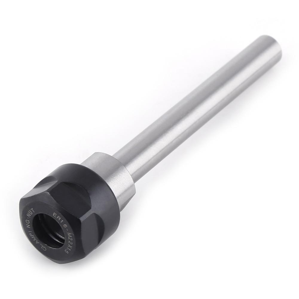 12mm Rod Diameter Straight Shank Tool Holder C12-ER16-100L ER16 Collet Chuck Extension Rod