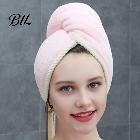 Practical Gift for Women Hair Towel Wrap, Microfiber Absorbent Turban, Quick Dry, Shower Cap Wet Anti-Frizz Drying Long Thick Curly Soft Hat