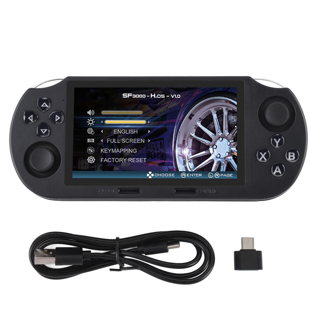 Портативная игровая консоль с экраном IPS 4,5 дюйма, разрешением 854x480, 64 ГБ, ретро-портативная игровая консоль с поддержкой 14