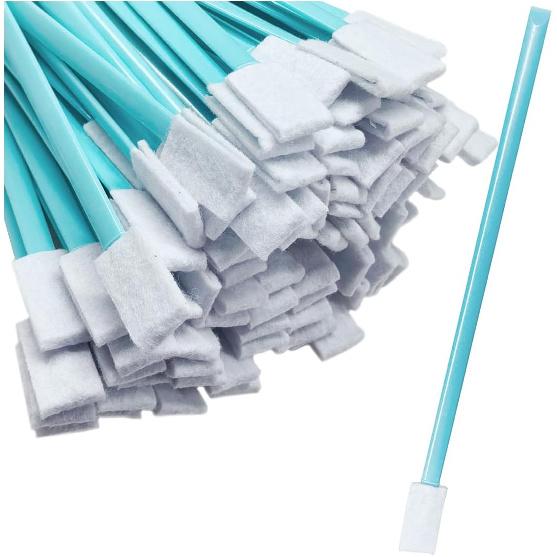 Cleaning Swab Sticks, Small Cleaning Sponge Tip for Tight Spaces, Disposable Crevice Cleaning Brush Kit, Universal Automotive Detailing Tools