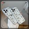 Three-dimensional Rhinestone Bow Pearl for IPhone17pro Phone Case for Apple 16 Glitter 15 Transparent 14 Women