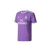 Real Madrid Away Ronaldo Casual Sports Training Football Short-Sleeve T-Shirt Men Tops Purple AI5158