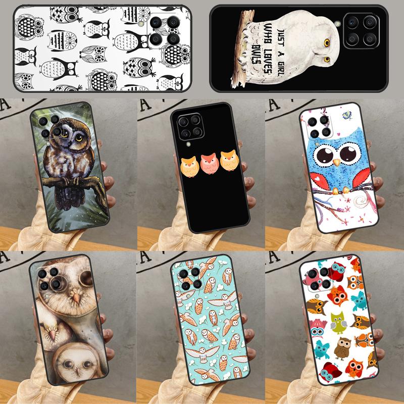 Cute Owls For Samsung Galaxy M32 M52 M31 M16 M11 M21 M13 M33 M35 M53 M55 M15 M14 M34 M54 M12 M06 Case