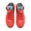 136027-602 Nike Air Jordan 5 High Retro Университетский Красный Замша Серебристый (Мужской)